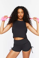 Active Crew Neck Crop Top