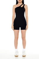 Seamless One-Shoulder Romper