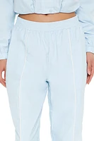 Active Piped-Trim Windbreaker Pants