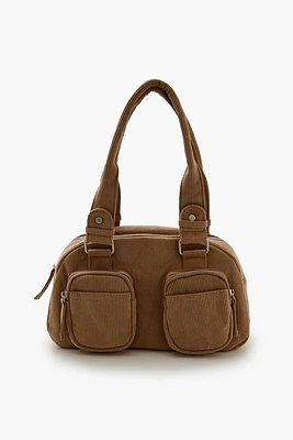 Corduroy Bowler Bag