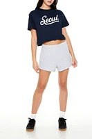 Seoul Graphic Cropped Tee