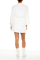 Ice Skate Tie-Waist Robe