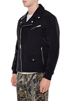 Studded Notched Moto Jacket