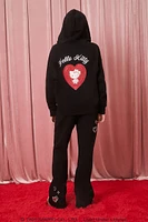 Hello Kitty Heart Zip-Up Hoodie