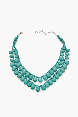 Faux Stone Statement Necklace