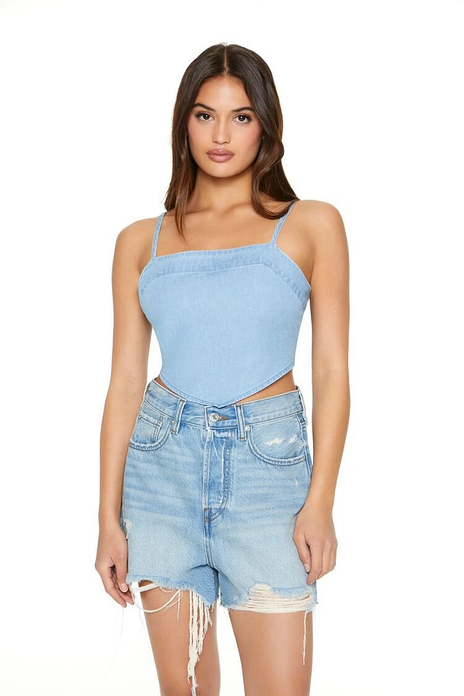 Cropped Chambray Cami