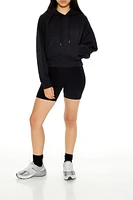 Fleece Drawstring Hoodie