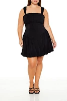 Plus Corset Mini Dress