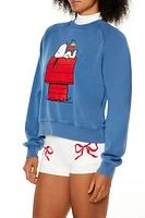 Snoopy Graphic Fleece Pullover