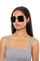 Rimless Square Sunglasses