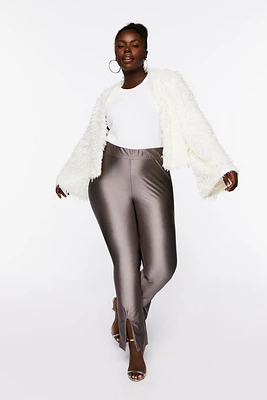Plus Split Hem Leggings