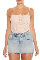 Crochet Bustier Cropped Cami