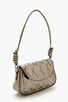 Quilted Metallic Shoulder Bag