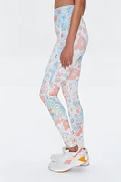 Active Floral Print Leggings