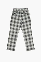 Kids Drawstring Plaid Pants (Girls + Boys)