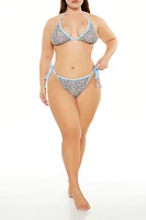Plus Leopard Bikini Bottoms