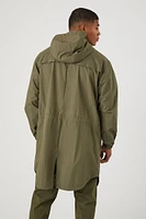 Hooded Longline Utility Jacket