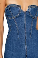 Denim Tube Mini Dress