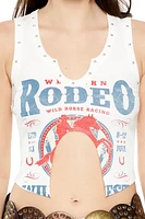 Rodeo Split-Hem Tank Top