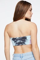 Turtle Tie-Dye Handkerchief Tube Top