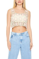 Geo Crochet Crop Top