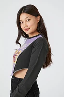 Cropped Los Angeles College Pullover