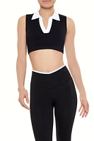 Active Seamless Two-Tone Crop Top