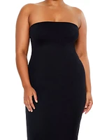 Plus Contour Sculpt Midi Tube Dress