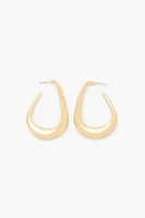 Geo Hoop Earrings