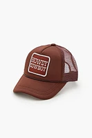 Howdy Cowboy Patch Trucker Hat