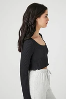 Ribbed Knit Crop Top