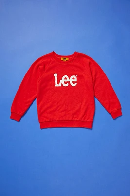 Girls Lee Fleece Graphic Pullover (Kids)