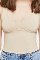 Sleeveless Underbust Crop Top