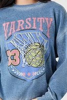 Fleece Varsity Graphic Pullover