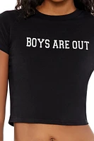 Boys Are Out Graphic Baby Tee