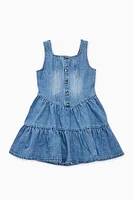 Girls Denim A-Line Dress (Kids)