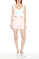 High-Rise Trouser Shorts