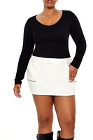 Plus Seamless Long-Sleeve Top