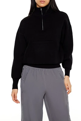 Half-Zip Funnel Neck Sweater