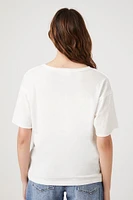 Relaxed Raw-Cut Pocket Tee