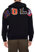 Holy Patch Zip-Up Hoodie