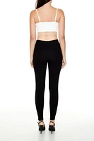 Ponte Knit High-Rise Leggings