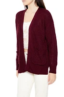 Open-Front Cardigan Sweater