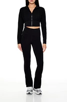 Active Cropped Zip-Up Jacket