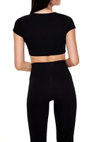 Active Seamless Cropped Tee