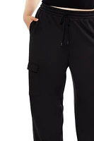 Plus Mid-Rise Cargo Sweatpants