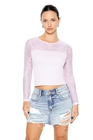 Seamless Netted Crop Top