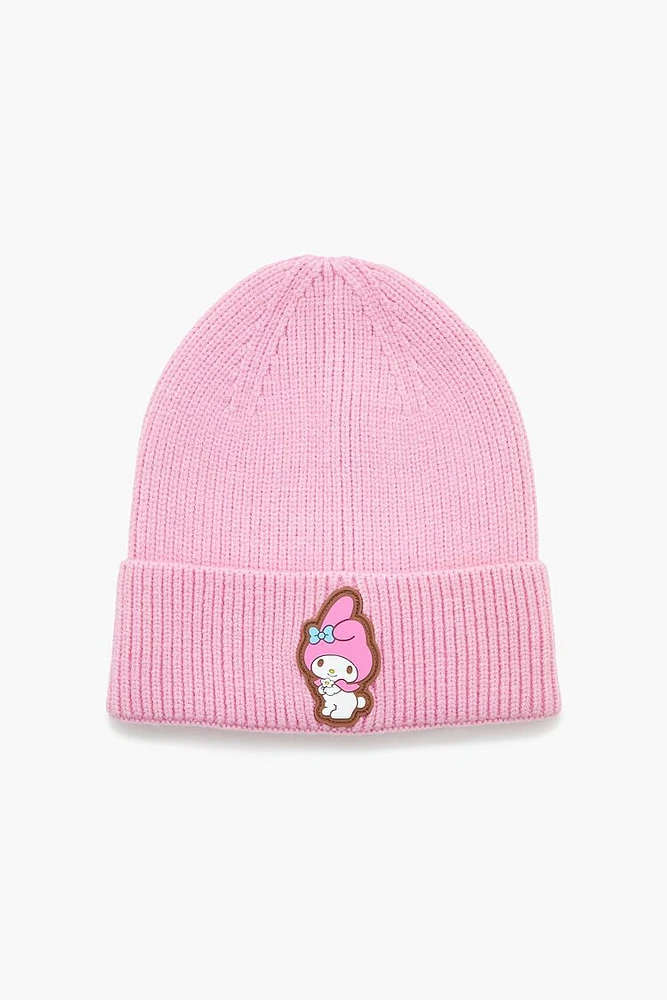 My Melody Ribbed Knit Beanie