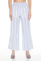 Striped Wide-Leg Pants