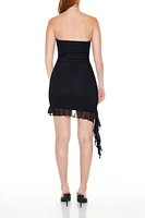 Bodycon Ruffle Tube Mini Dress